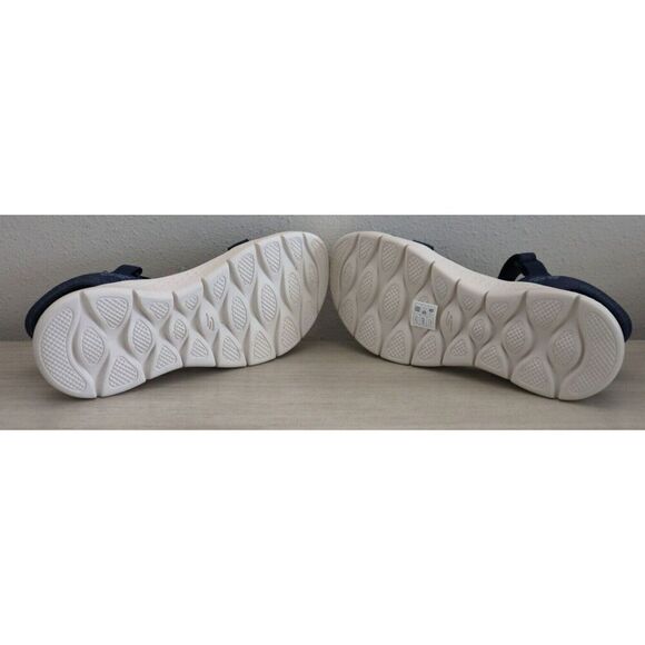 Skechers 141481 Women's Sz 12 Navy Go Walk Flex Hands Free Slip-In Sandals - Picture 5 of 13